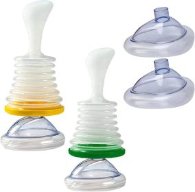 2 Set Choking Emergency Device Rescue Device; Portable Choking First Aid Choking Device First Aid Kit CPR Training Facial Cover Shield for Childr