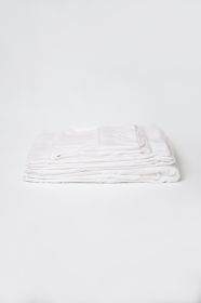 Omne Sleep 4-Piece White Bamboo Twin Hypoallergenic Sheet Set
