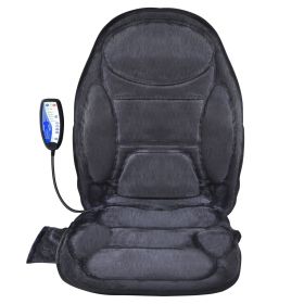 VEVOR Massage Seat Cushion with Heat, 10 Vibration Motor Seat Massage Pad, Vibrating Massage Chair Mat with 5 Modes & 4 Intensities